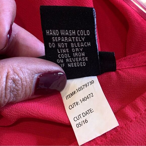 Torrid Chiffon Double Layer Tank Floral Embroidered Size 3X Pink - Picture 8 of 10